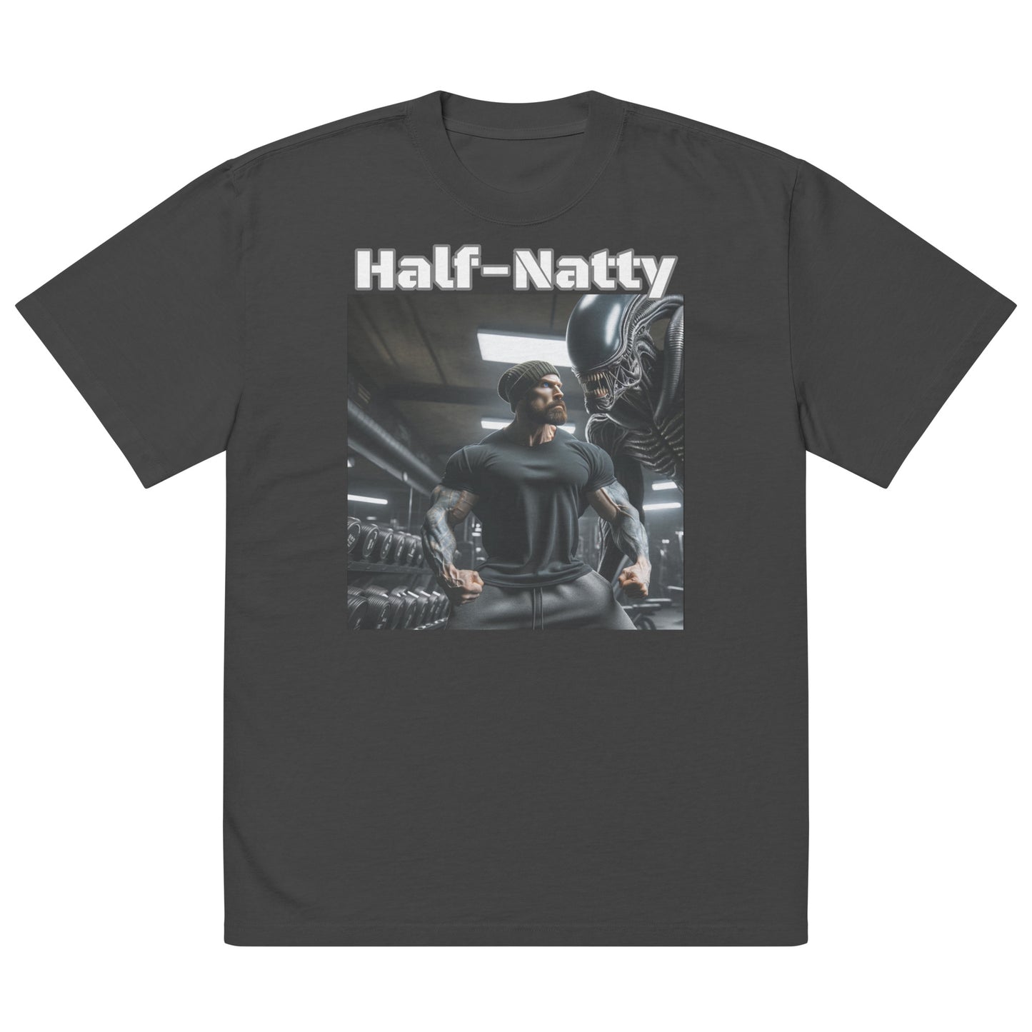 Half-Natty Pump Cover 100% Cotton Oversized faded t-shirt