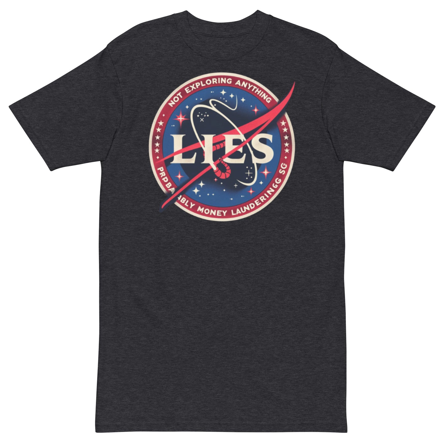 Not Exploring Anything Men’s premium heavyweight tee