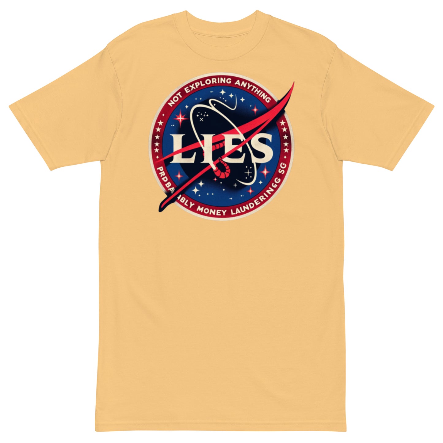 Not Exploring Anything Men’s premium heavyweight tee