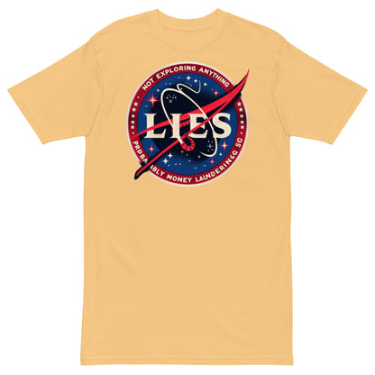Not Exploring Anything Men’s premium heavyweight tee