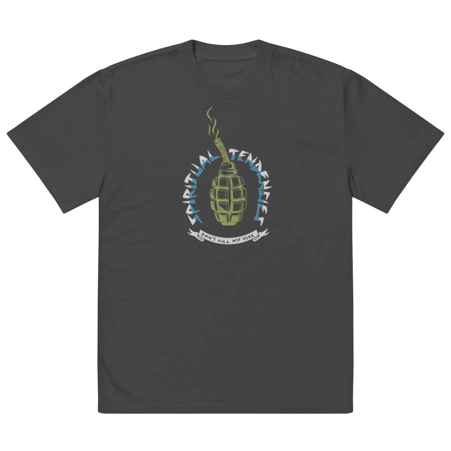 Spiritual Tendencies Pump Cover 100% Cotton Oversized faded t-shirt