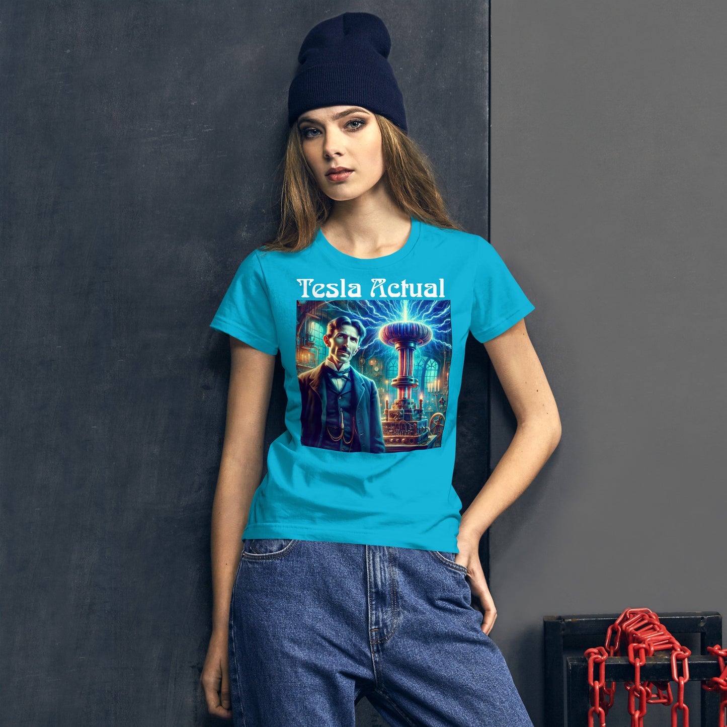 Tesla Actual Women's short sleeve t-shirt