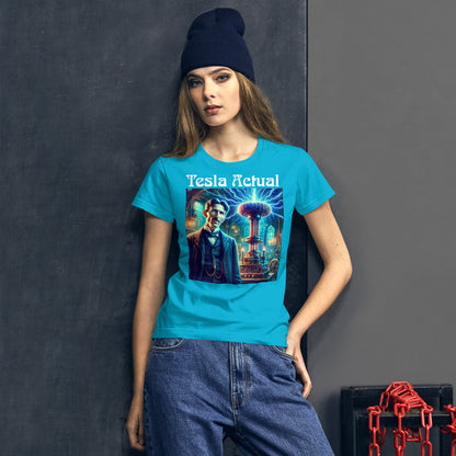 Tesla Actual Women's short sleeve t-shirt