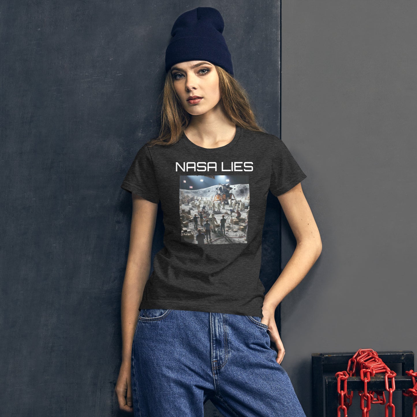 NASA Lies Women's short sleeve t-shirt