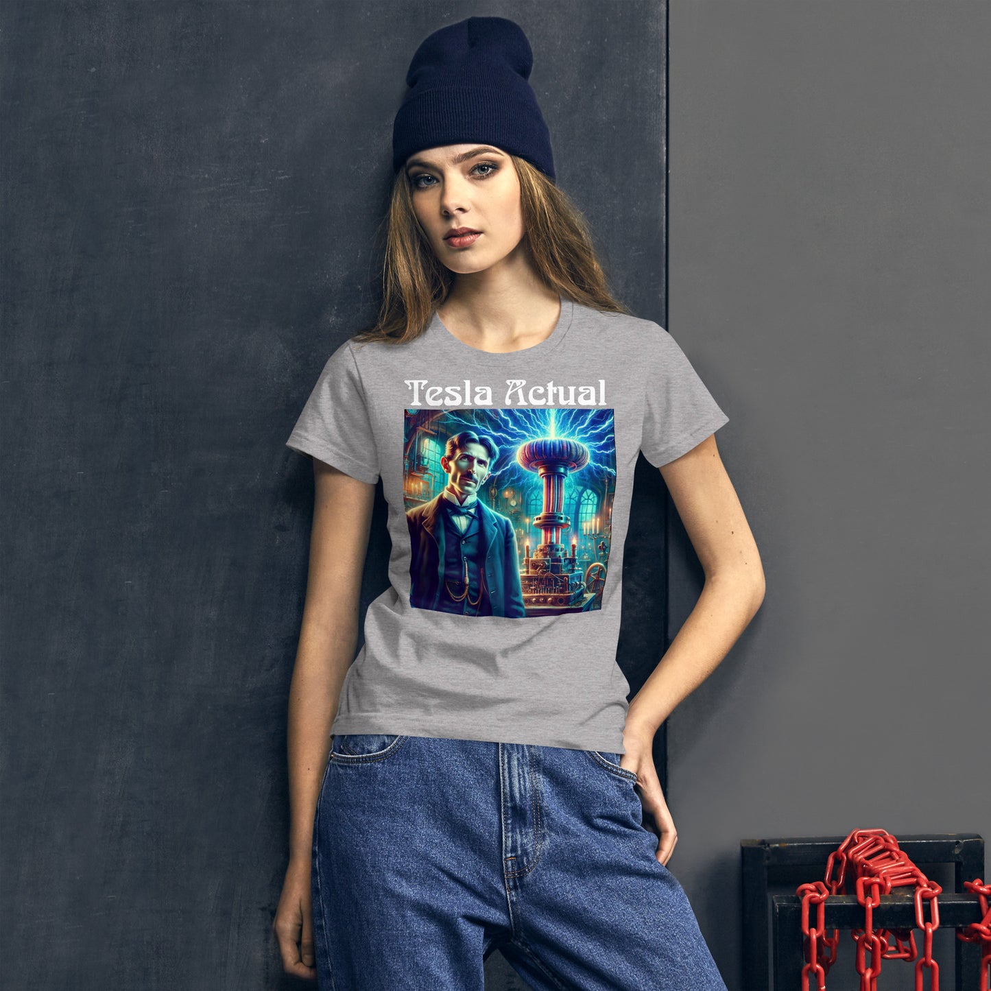 Tesla Actual Women's short sleeve t-shirt