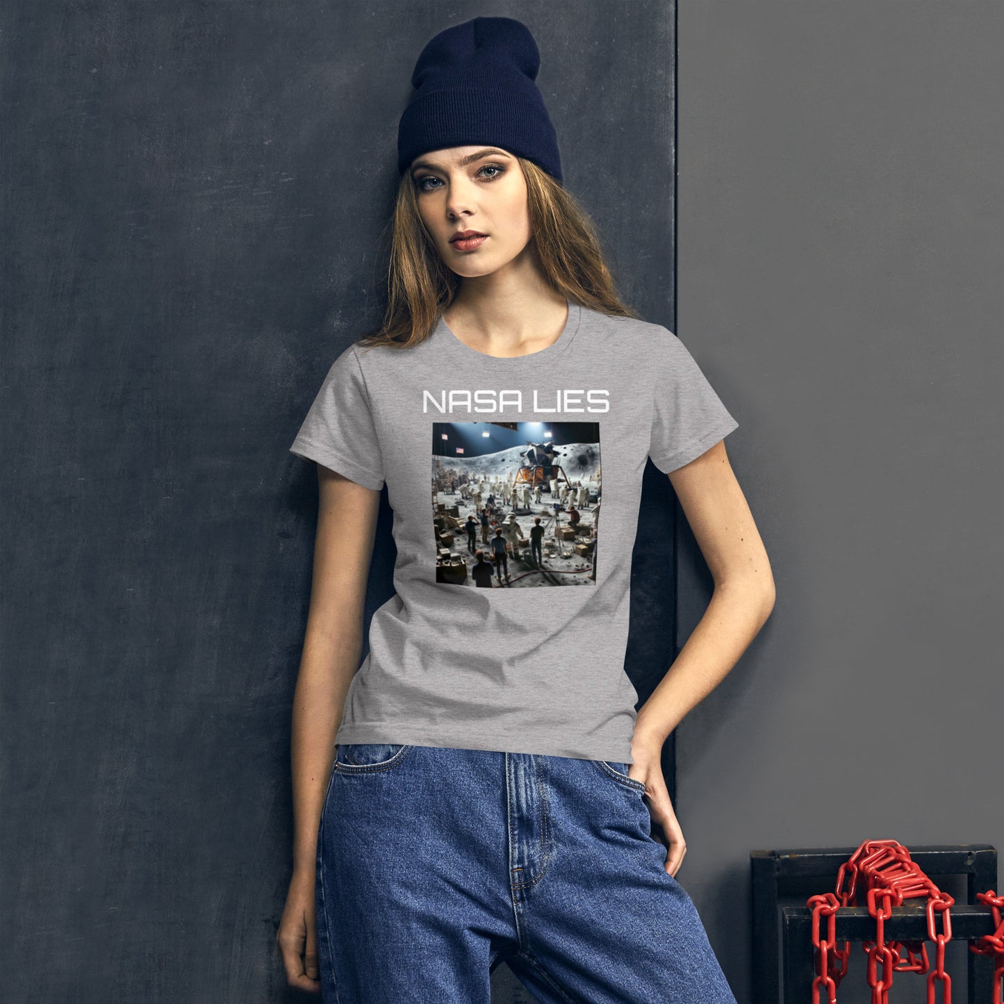 NASA Lies Women's short sleeve t-shirt