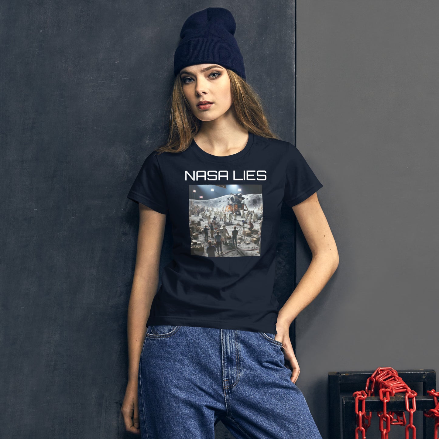 NASA Lies Women's short sleeve t-shirt