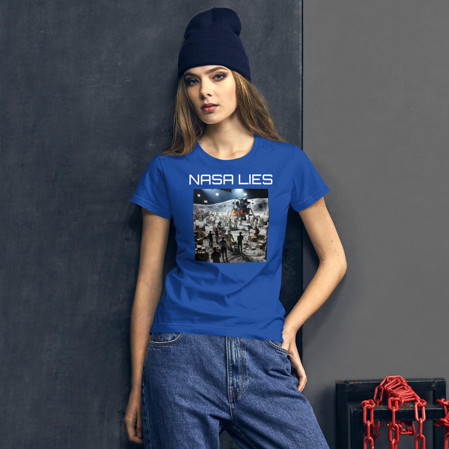NASA Lies Women's short sleeve t-shirt