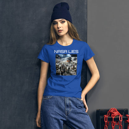 NASA Lies Women's short sleeve t-shirt