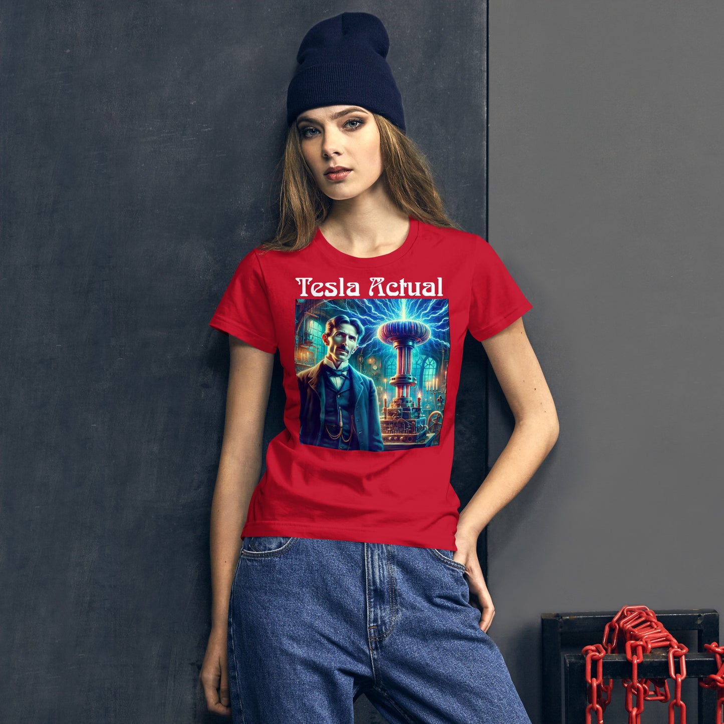 Tesla Actual Women's short sleeve t-shirt